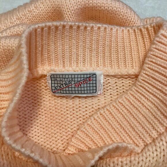 A Little Extra Spice Vintage Sweater Women L - Picture 9 of 10